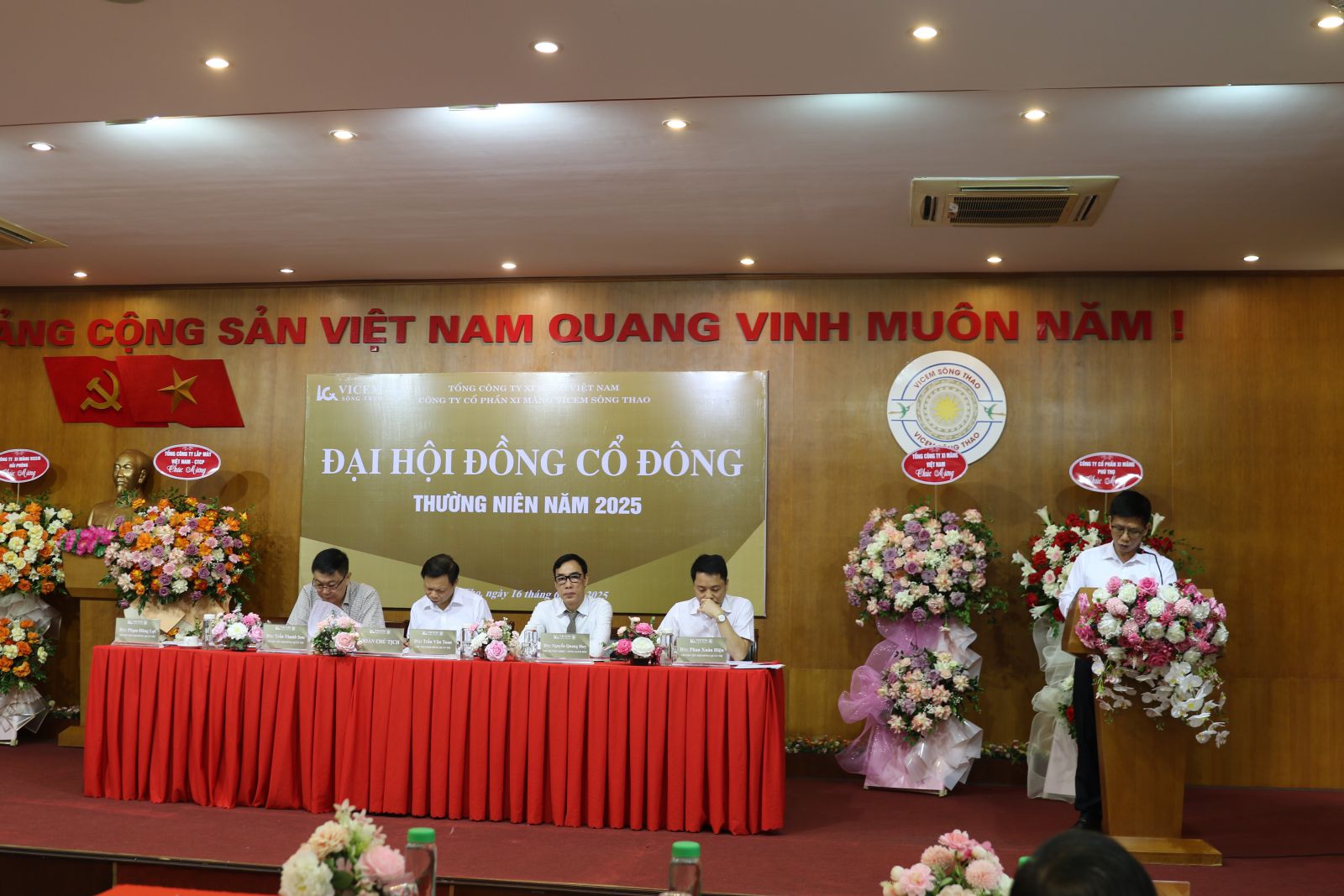XI MĂNG VICEM SÔNG THAO TỔ CHỨC THÀNH CÔNG ĐẠI HỘI ĐỒNG CỔ ĐÔNG THƯỜNG NIÊN NĂM 2025